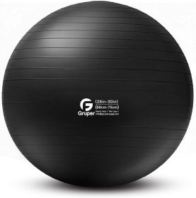 Yoga and Pilates Ball,4 Sizes Gym Ball for Fitness, Yoga, Workout, Pregnancy and Physical Therapy,Quick Pump Included