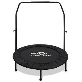 High-Quality Adjustable Foam Handle 1 Mini Trampoline 40" - Supports Up To 400lbs