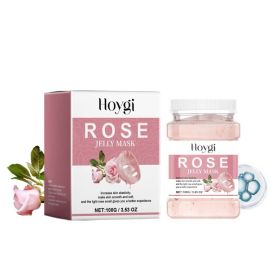 Hoygi Rose Hydrating Mask Powder Hydrating Treatment Smudge Mask Rose Essence Hydrating Mask Powder (Option: 100g-130g-2.95*2.16*2.16inch)