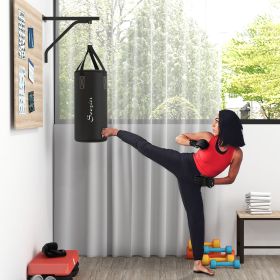 Heavy Bag Wall Mount Set, Unfilled Punching Bag Hanger with Boxing Gloves for Muay Thai and MMA Training (Color: General)