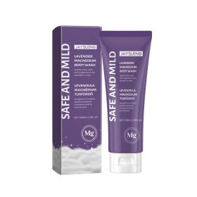 Jaysuing Lavender Magnesium Body Wash Gently Cleanses Exfoliating Moisturizing Moisturizing Long-Lasting Fragrance (Option: 100ml-119g-6.49*1.57*1.57inch)